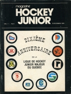 1978-79 Quebec Remparts game program