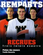 2001-02 Quebec Remparts game program