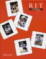 1993-94 R.I.T. game program