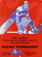 1951-52 R.P.I. game program