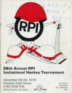1978-79 R.P.I. game program
