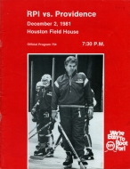 1981-82 R.P.I. game program