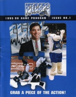 1995-96 Raleigh Icecaps game program