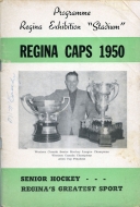 1949-50 Regina Capitals game program