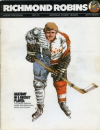 1972-73 Richmond Robins game program
