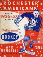 1956-57 Rochester Americans game program