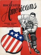 1959-60 Rochester Americans game program