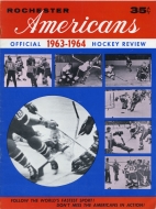 1963-64 Rochester Americans game program