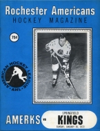1971-72 Rochester Americans game program