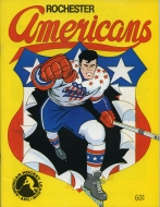 1972-73 Rochester Americans game program