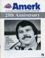 1980-81 Rochester Americans game program