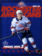 2021-22 Rochester Americans game program