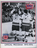 1975-76 Rochester Monarchs game program