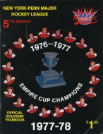 1977-78 Rochester Monarchs game program
