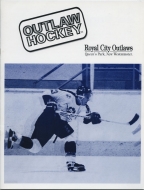 1995-96 Royal City Outlaws game program