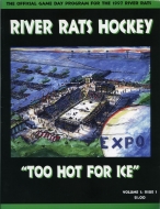 1996-97 Sacramento River Rats game program