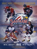 2003-04 Saginaw Spirit game program