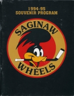 1994-95 Saginaw Wheels game program