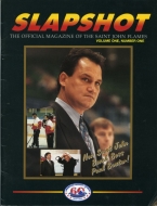 1995-96 Saint John Flames game program