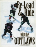 1998-99 San Angelo Outlaws game program