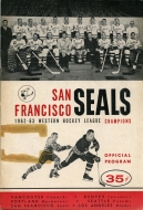 1963-64 San Francisco Seals game program