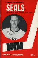 1965-66 San Francisco Seals game program