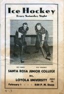 1940-41 Santa Rosa Junior College game program