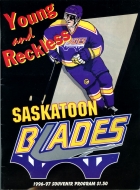 1996-97 Saskatoon Blades game program