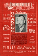 1951-52 Saskatoon Quakers game program