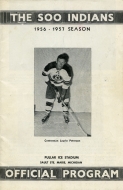 1956-57 Sault Ste. Marie Indians game program