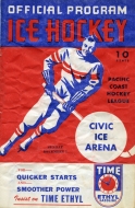 1946-47 Seattle Ironmen game program