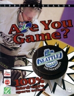 1997-98 Seattle Thunderbirds game program