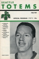 1966-67 Seattle Totems game program
