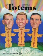 1969-70 Seattle Totems game program
