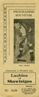 1940-41 Shawinigan Falls Cataractes game program