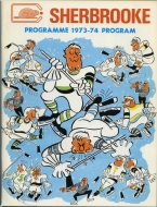 1973-74 Sherbrooke Castors game program