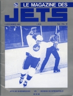 1982-83 Sherbrooke Jets game program