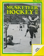 1978-79 Sioux City Musketeers game program