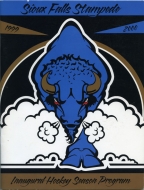 1999-00 Sioux Falls Stampede game program