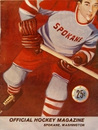 1959-60 Spokane Comets game program