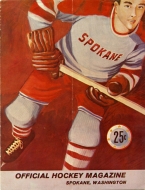 1960-61 Spokane Comets game program