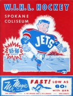 1965-66 Spokane Jets game program