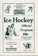 1947-48 Spokane Spartans game program