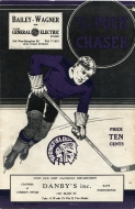 1937-38 Springfield Indians game program