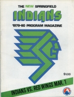 1979-80 Springfield Indians game program