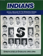 1993-94 Springfield Indians game program