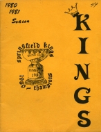 1980-81 Springfield Kings game program