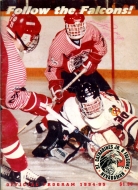 1994-95 St. Catharines Falcons game program