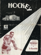 1939-40 St. Hyacinthe Gaulois game program