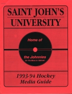 1993-94 St. John's University (MN) game program